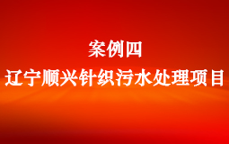 案例四：遼寧順興針織污水處理項(xiàng)目